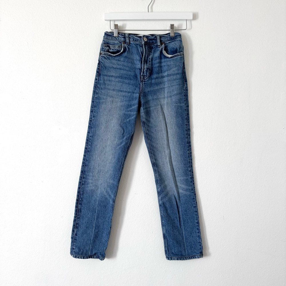 Reformation Liza Ultra high rise straight jeans
